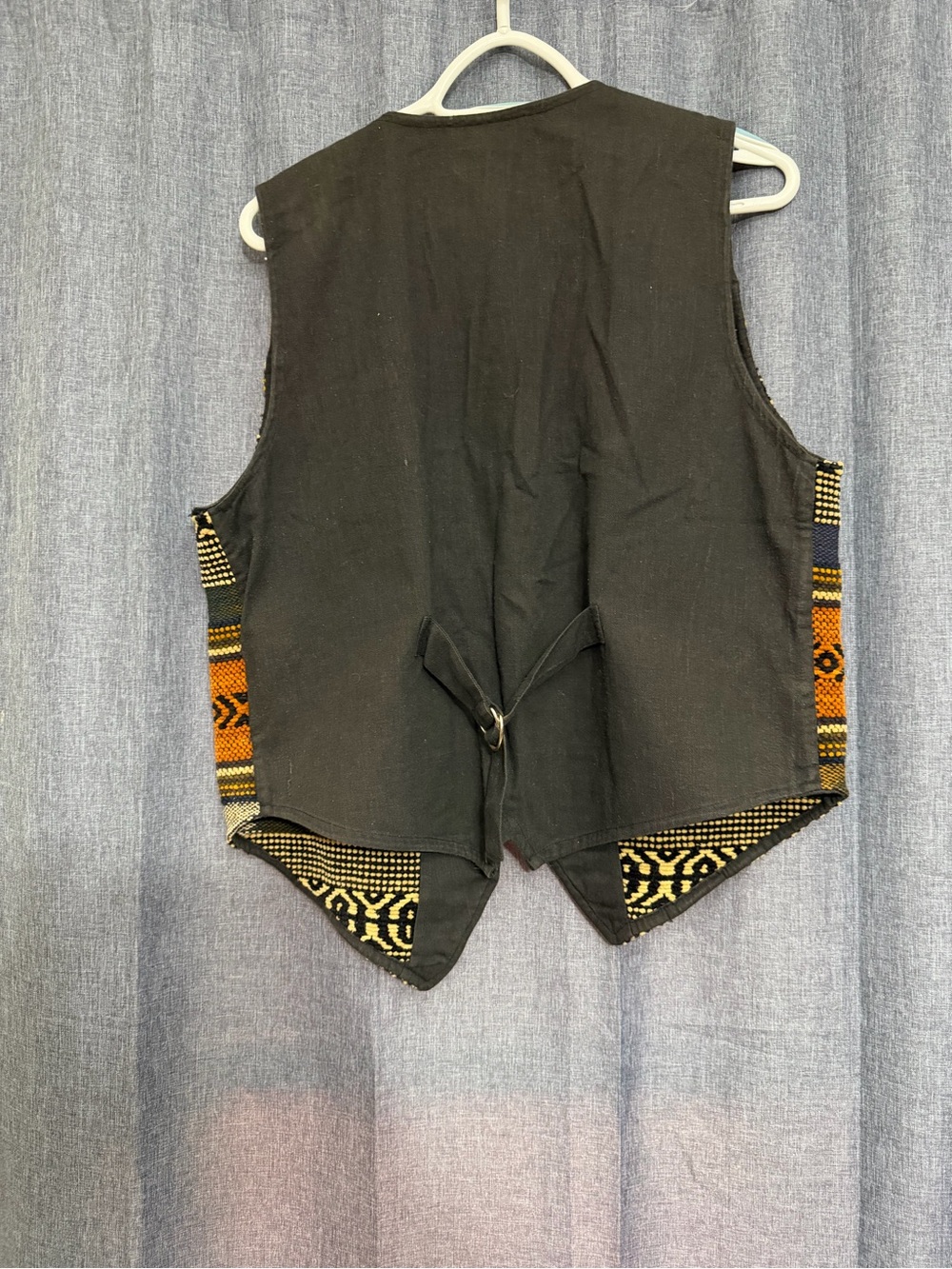 Jane ASHLEY Multicolor Aztec Pattern Vest - Rust, Black & Olive L - Picture 5 of 5